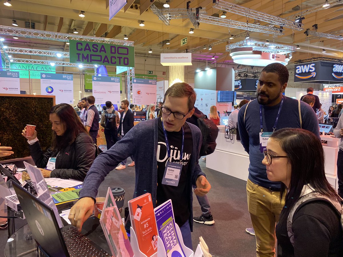 impactaimVA's tweet photo. @WebSummit Day 2 is full of positive vibes! If you want to know more about our startups Mossil, Garoon Tech, Djinn Sensor, Resident, Smart Forest, Viciniti, Velvioo and Areebus hurry up to our booth N 273 Pavilion 2 to meet them!
#websummut #ccta #acc5 @UNDPArmenia @SDG2030 https://t.co/Gtss7h73jS