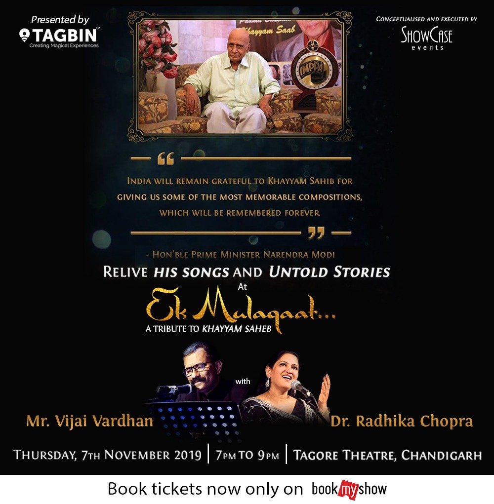 EMulaqaat's tweet photo. This is not to be missed!
See you tomorrow!
Grab your seats now in case you missed it: 
https://t.co/xaceQ1ijvu

#EkMulaqaat #KhayyamSaheb #Poetry #Music #LiveEvent #NotToBeMissed https://t.co/yW5rgJM5Mc