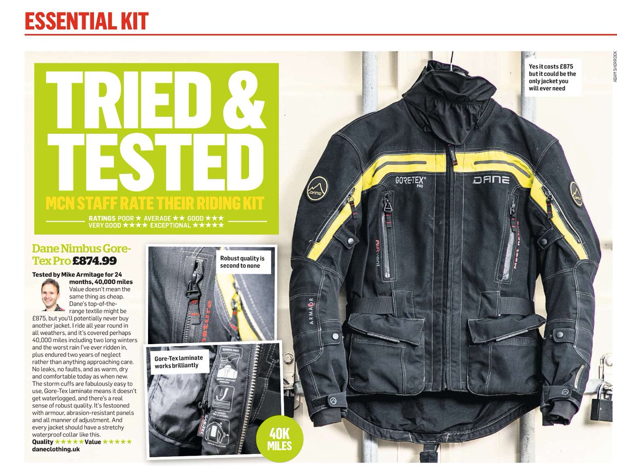 daneclothinguk's tweet photo. Awesome review of our Dane Nimbus Gore-Tex Pro in today's @MCNnews! 🌦

Fancy one yourself? Check it out https://t.co/X4jWRYSXQT https://t.co/GS4d5N46ig