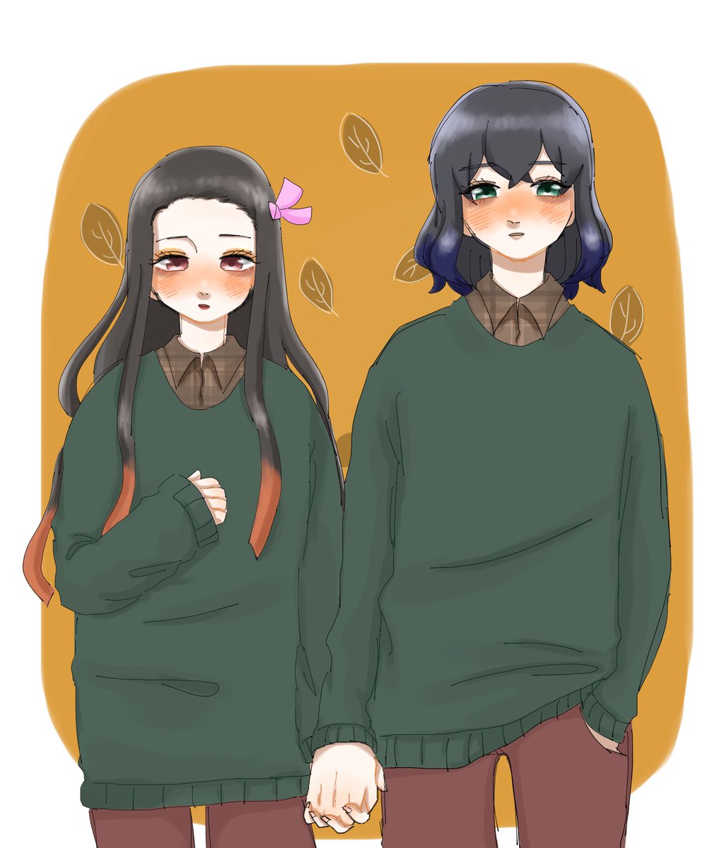 🧥双子コーデ🧥
恋愛感情ないけど無意識にいちゃいちゃしちゃういのねずとか可愛いのでは？？？

もちろん恋愛感情ありも好きだけど🤭