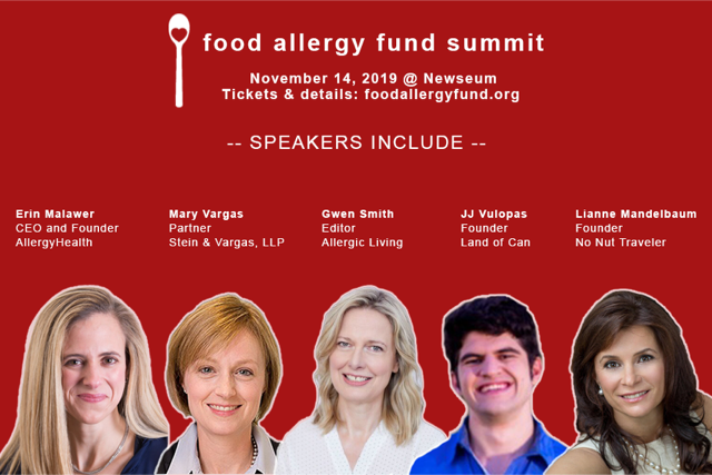 AllergicLiving's tweet photo. At @foodallergyfund Summit on Nov. 14, I'm moderating a panel of change-making #foodallergy advocates: @SteinVargas, @NoNutTraveler, @allergystrong &amp; @thelandofcan See: https://t.co/J82LNOTCCB soonest for tickets. https://t.co/2RXY79qLea