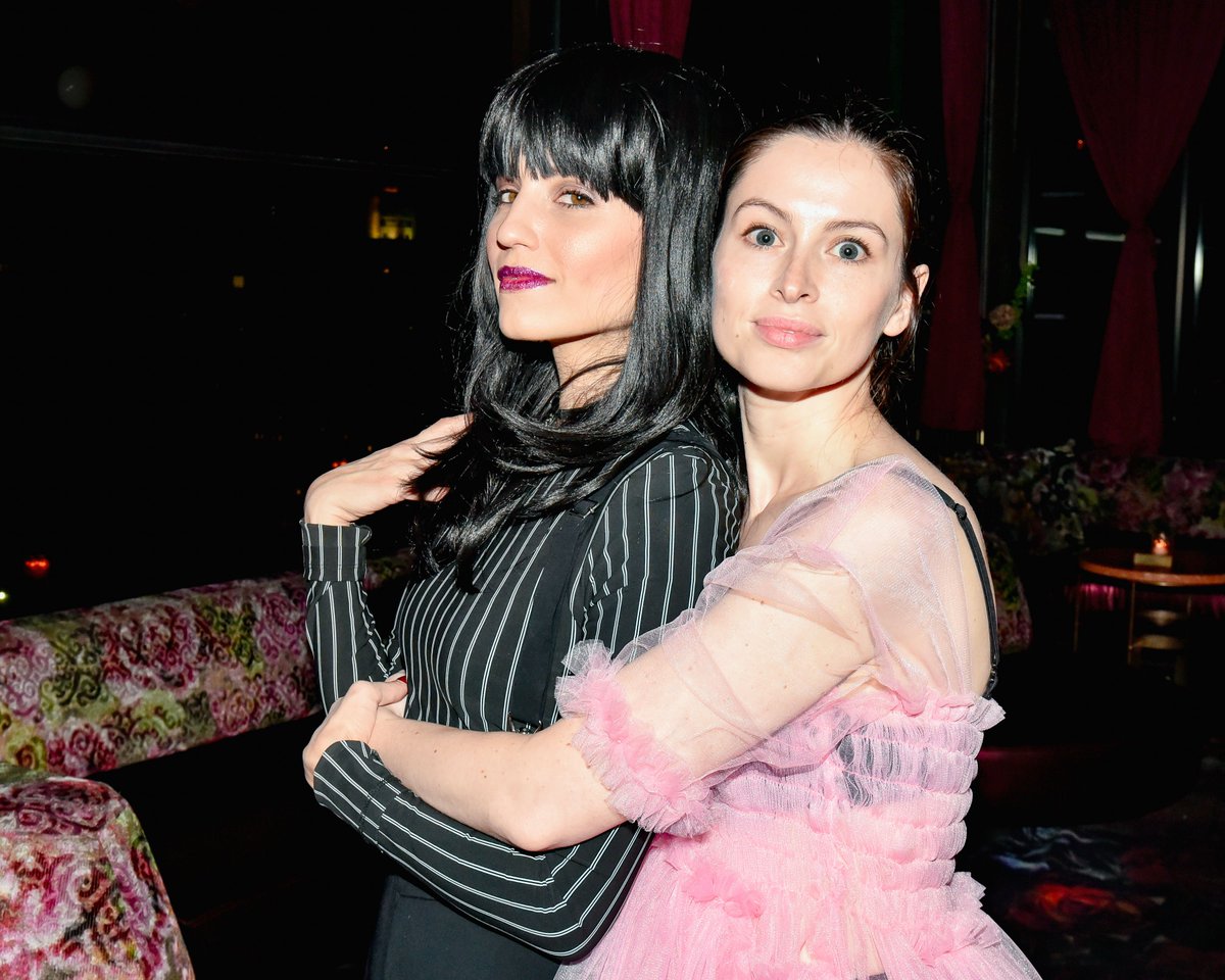DAgron_com's tweet photo. 📷 +11 | Selby Drummond and Mazurbate's "Post from the Grave" themed celebration @voguemagazine https://t.co/x3TnCAYJYO https://t.co/B8n7KTkRpl