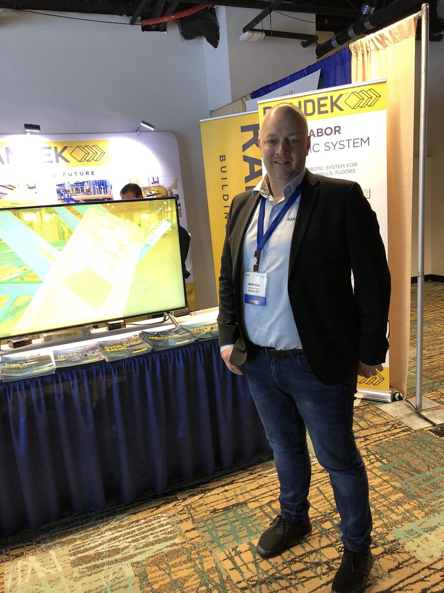 MassTimberPlus's tweet photo. Visit @RandekAB and see how they are bringing automation to construction. They’ve been doing it since the 40s in Sweden and are looking forward to helping advance the North American industry as well. #Automation #offsite #IWBC2019 https://t.co/HBzdYim4pH