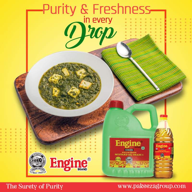 EngineBrand's tweet photo. Purity and Freshness in Every Drop.
https://t.co/EUKUdYw9RD
#loveforfood #spicyfood #healthyfood #foodporn #foodie #tastyfood #sidedish #favorites #lovefood #foodstagram #instafood #foodtime #EngineBrand #EngineMasalaPapad #SuretyofPurity #healthyheart #EngineBrandMustardoil https://t.co/Omd2xAX4tW
