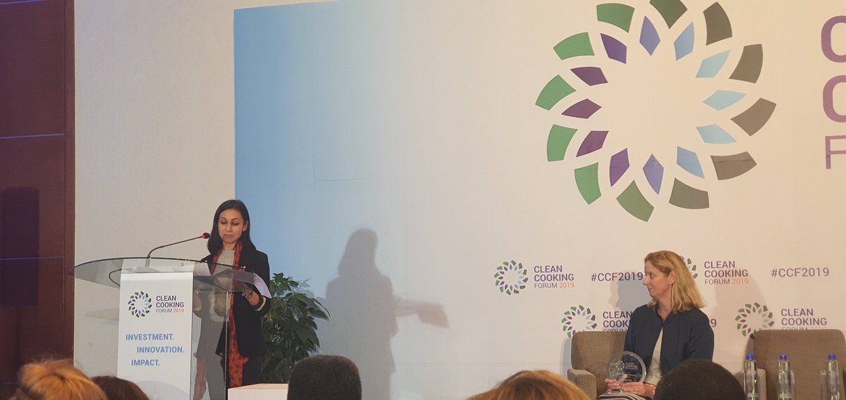 CEESDGH's tweet photo. Women are not just consumers of clean cooking technologies but play important role in the development of the sector @DymphnaVDL @V4CPGHANA @SNV_RE #CCF2019 https://t.co/utMr253fKI