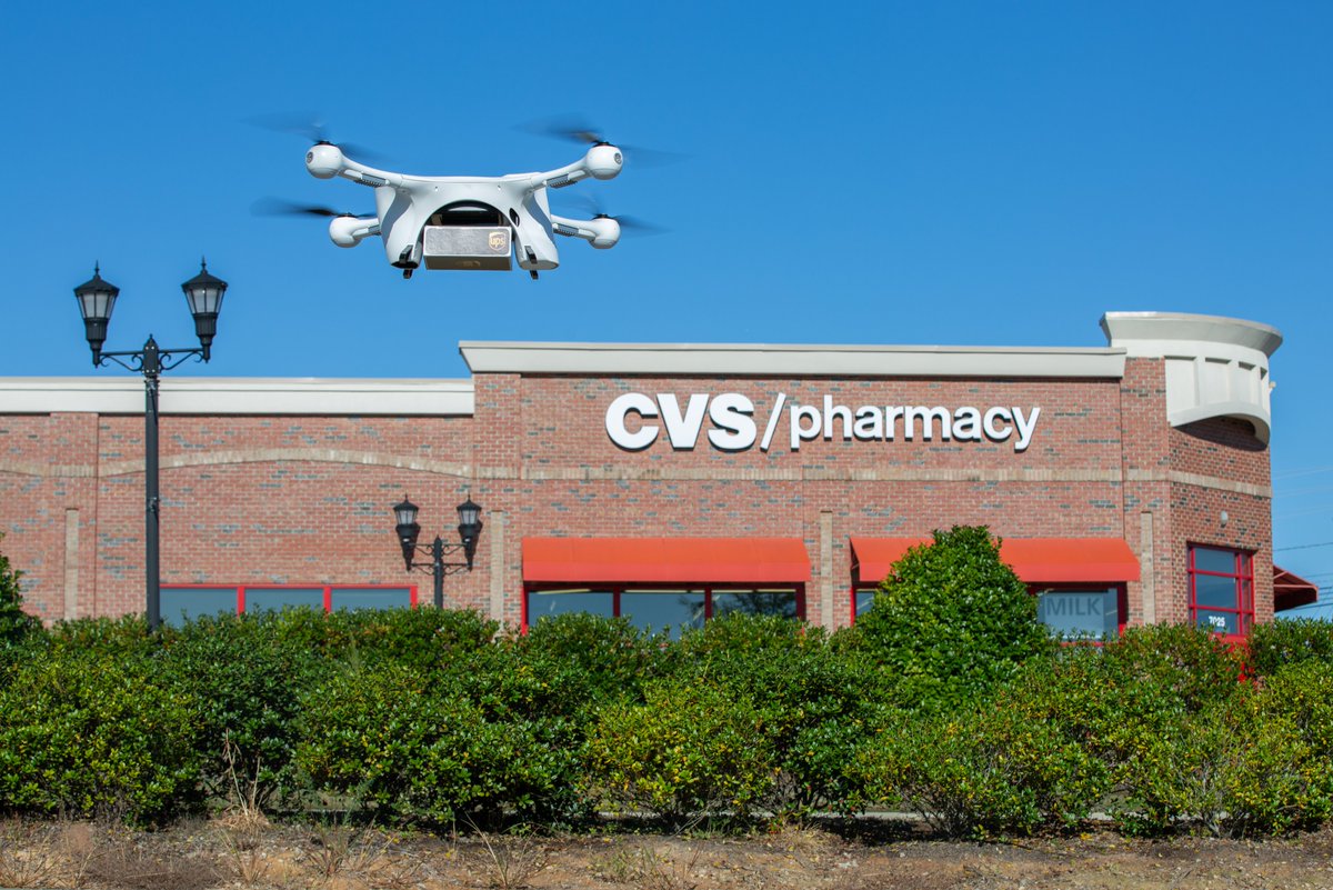 Yesterday, UPS Flight Forward Inc., a UPS subsidiary, and CVS Health Corporation, broadcasted the first two successful drone deliveries to consumers in the U.S. This is yet another UPS milestone towards improving patient experience.  
Read the news here: bit.ly/2WI52Eo