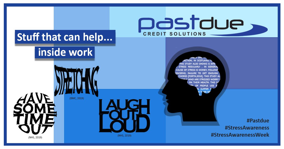 When you're in work &amp; feeling stressed here are some top tips to reduce &amp; build resilience to stress!

1 have some time out 2 stretch to relieve tension 3 laugh out loud!

We encourage our staff to take the time to do 1 or all the above tips!
#StressAwareness
#StressAwarenessWeek