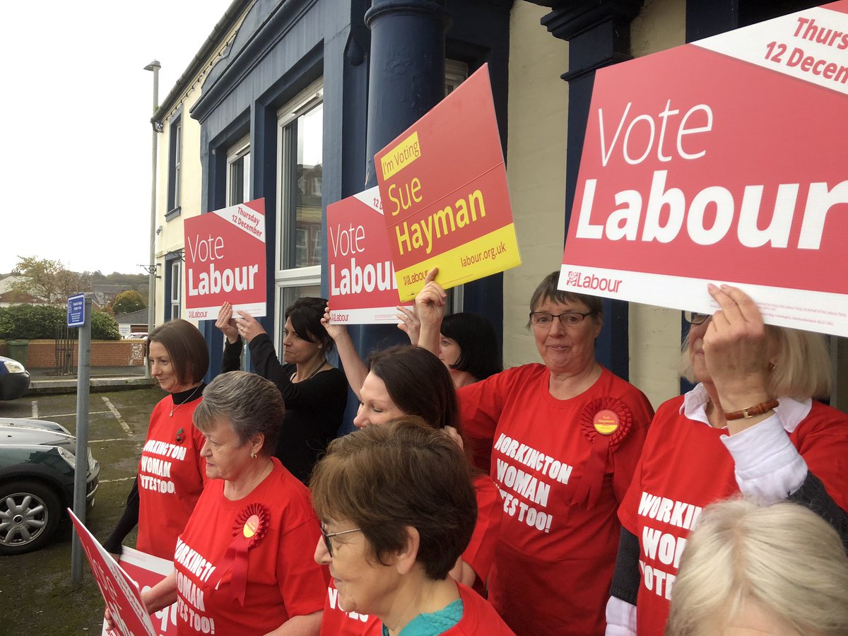 Hey <a href="/BorisJohnson/">Boris Johnson</a>, hey <a href="/Nigel_Farage/">Nigel Farage MP</a> Workington Woman has a vote too... @SueHayman1 <a href="/labourpress/">Labour Press</a> <a href="/jeremycorbyn/">Jeremy Corbyn</a> #workingtonman #workingtonwoman