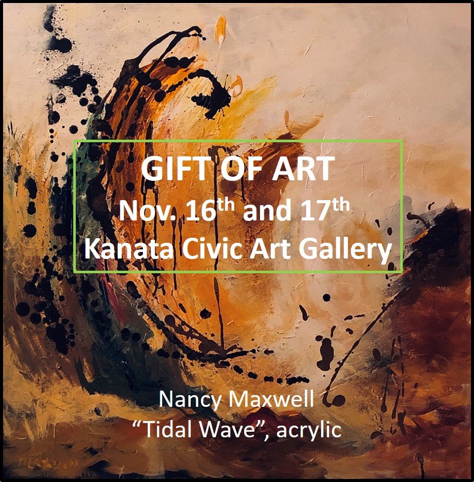 kanatagallery's tweet photo. 10 days and counting until the Gallery's Gift of Art Show and Sale! Our artists are VERY excited to welcome you November 16th and 17th. Info here: https://t.co/X8NhyeEDEc #GiftofArt #weekendlong #kanata #ottawaevents #ottawaspotlight #myottawa https://t.co/o1qUDQHAru