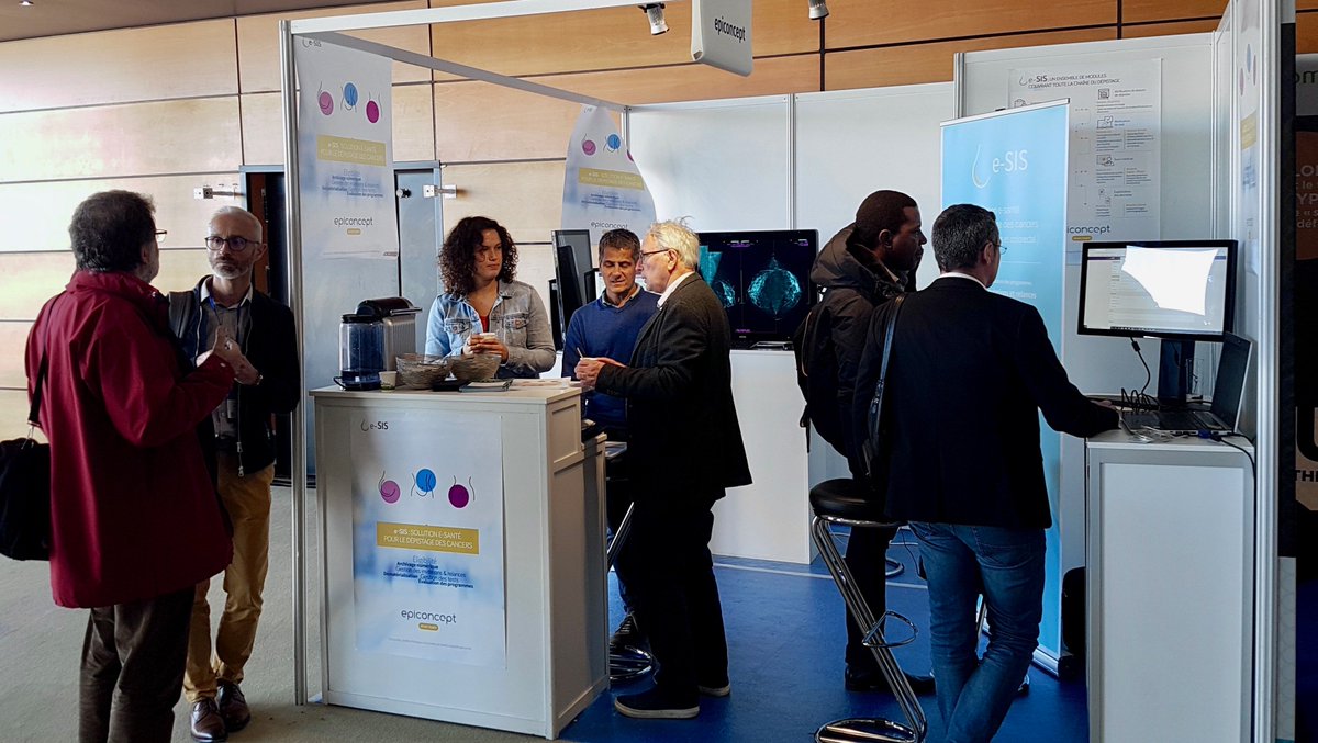 Epiconcept's tweet photo. Journées de la Société Française de Sénologie et de Pathologie Mammaire (#SFSPM) : retrouvez notre équipe dans l’espace Vieux Port 1000, stand n°5 pour une présentation d'e-SIS, solution e-santé pour une gestion complète et opérationnelle de trois programmes de dépistage organisé https://t.co/aaZnVtbdk1