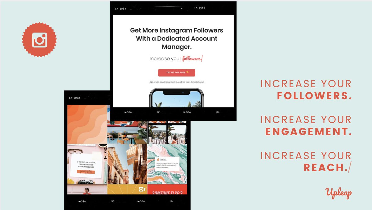 upleapdotcom's tweet image. Increase your followers. Increase your engagement. Increase your reach. Do it all with a hand from Upleap. 🤝

Join #Upleap for free today!: buff.ly/32ixzBs