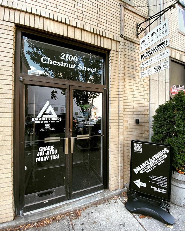 BalanceMMA's tweet photo. Have you visited our #CenterCity location yet? Make a trip! Look for our new signs on 21rst st. #BalanceStudios #Teambalance #philadelphia #philly #phillymuaythai #phillymma #phillyjiujitsu #bjjphilly #migliaresebrothers https://t.co/l9T562psDN