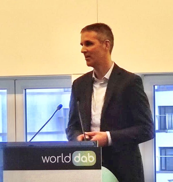 rpworldwide's tweet photo. The Radioplayer crew were well represented on stage today at the @WorldDAB conference in Brussels. @CarolineGraze, @torvmark, @Lharrison61, and @eugeniolateana spoke about radio in smart devices, radio in cars, and our upcoming launch in Italy. https://t.co/N9UVf2id4H