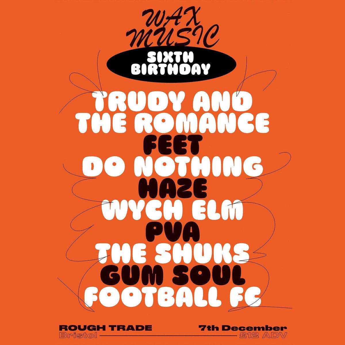 On December 7th, we help blow out the candles for the <a href="/waxmusicuk/">Wax Music</a> birthday bash. Mega line up so get down early!