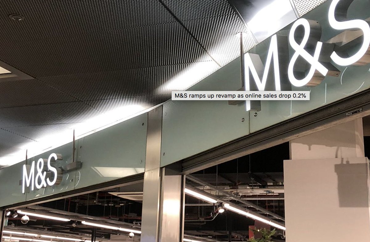 ValitorPayments's tweet photo. Valitor's Angus Burrell talks to InternetRetailing about M&amp;S attempting one of the most radical transformations in retail. https://t.co/EqmqxCPOs1 #financeandeconomy #transformations #businessandmanagement #retail https://t.co/loirkm1Zc4