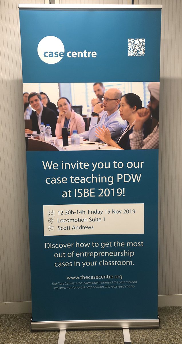 Loving our new banner to promote our #ISBE2019 PDW! Photo credit to <a href="/cases_Farrah/">Farrah</a> 

If you’re going to be at the conference don’t forget to sign up for the PDW: bit.ly/2Jtf3Qa

#Entrepreneurship <a href="/_ISBE/">ISBE</a>