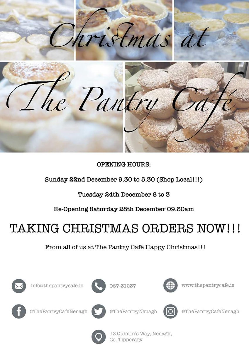 The Pantry Cafe Thepantrynenagh Twitter