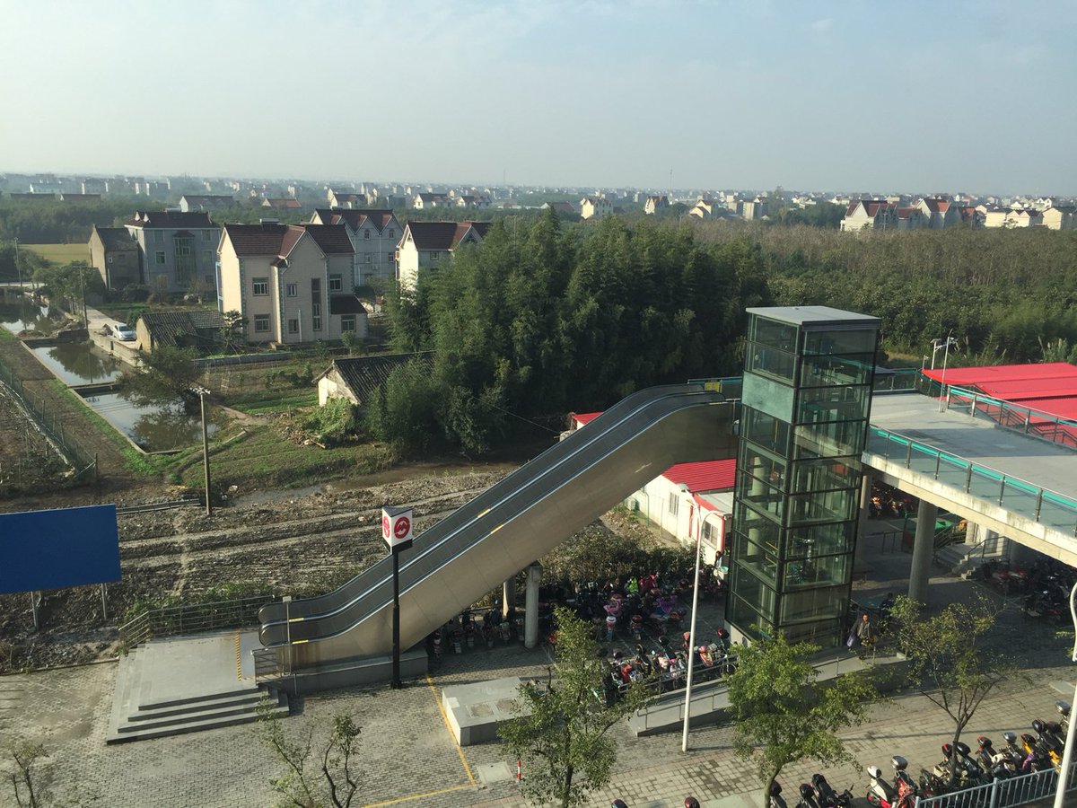 Shanghai's peri-urban periphery: Extending metro stations into farmlands #livingtheperipheries