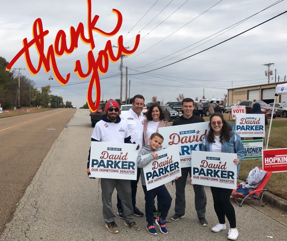 I’m honored to be re-elected to serve again as your District 2 Senator! I promise to keep working hard for DeSoto County and Mississippi!Thank you to all of our supporters and volunteers who worked so hard to make this day a success.  Keep Ashleigh in your prayers, chemo#5 today!