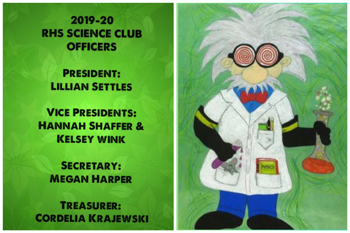 Science Club Officer Results!  What a race...1st tie ever! Congrats to the winners! ⭐️