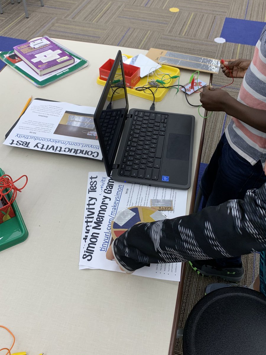 Libraries help support the curriculum in many ways. It was so much fun watching 4th graders explore circuits in the library! Thanks <a href="/TraciKirkland13/">𝕋𝕣𝕒𝕔𝕚𝕂𝕚𝕣𝕜𝕝𝕒𝕟𝕕𝟙𝟛</a> for the wonderful ideas! #TransformProsper #PISDLibrary