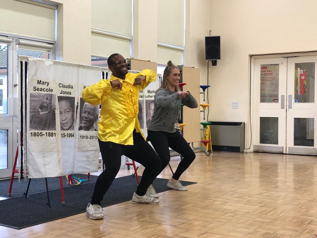 AllSaintsSW19's tweet image. All Saint’s Diversity and celebrations continues this week with assemblies and workshops from @bigfootarts Company! #diversityweek #wimbledonprimary #learningdiversity #allsaintschool