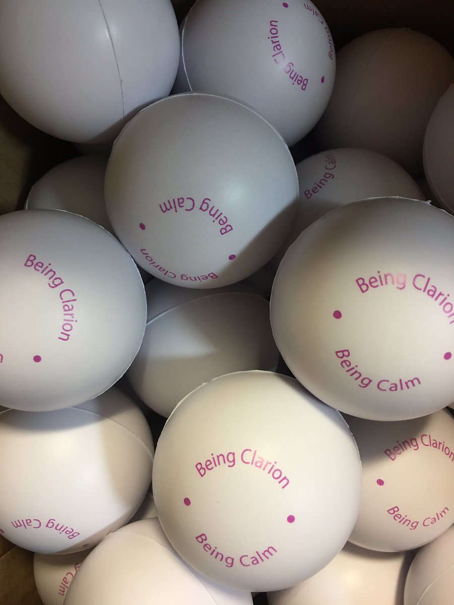 hrgirlx's tweet photo. Today is #StressAwarenessDay and the team @ClarionLaw have been enjoying relieving the pressures of the day with #stressballs #BeingClarion #BeingCalm #wellbeingatwork https://t.co/7OjwAJQ8fO