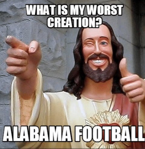 YouCallG's tweet photo. Further proof #SabanIsSatan #BamaHateWeek
#GeauxTigas
#LSU
#WeComin
#YeahYouCallG https://t.co/hNAhz3hzTU