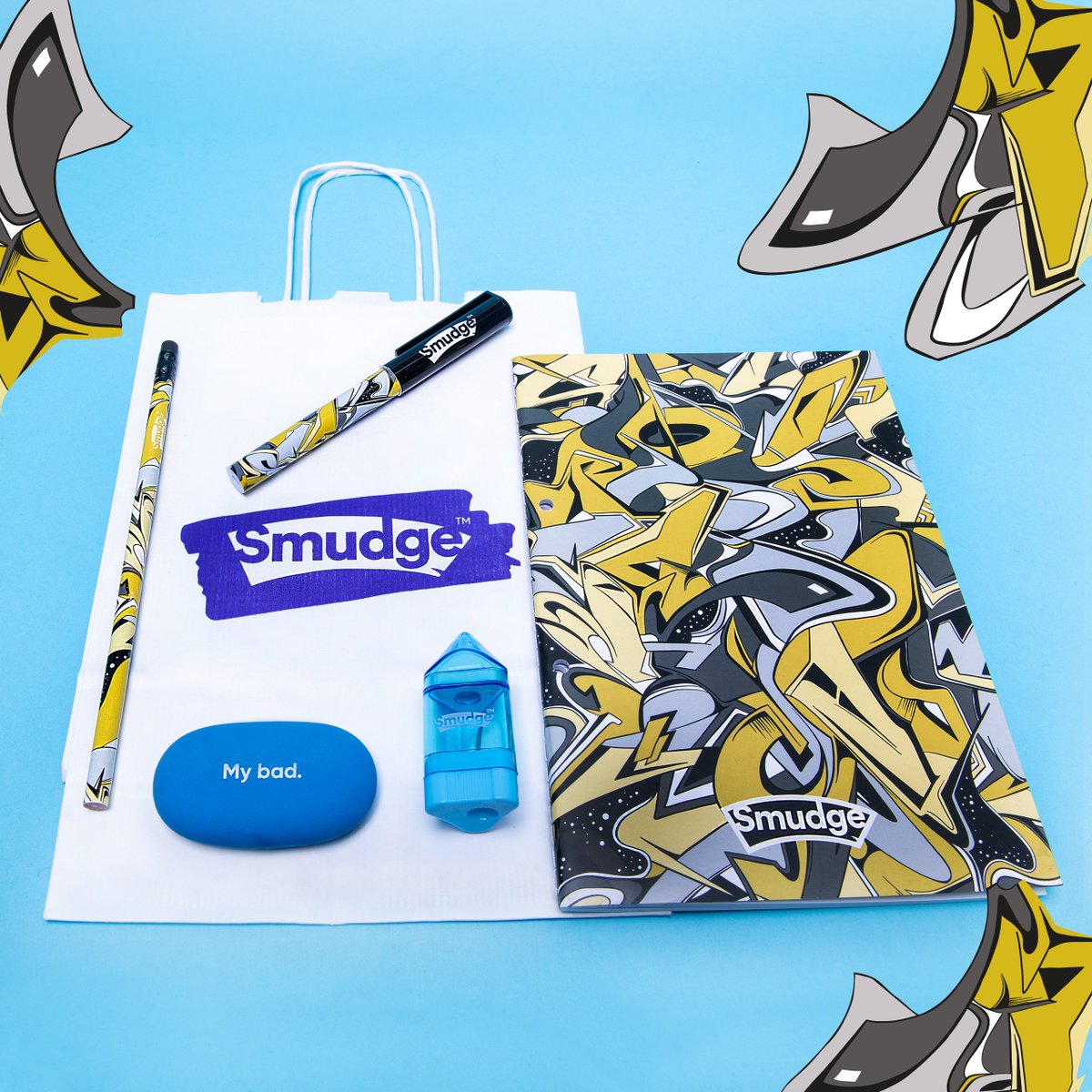 SmudgeWorld's tweet image. Our @SmudgeWorld #PartyBag Sets🛍present a unique mix of smarts, Creative or logical? Bookish or streetsmart? The perfect thank you gift to mark any memorable occasion.For the most talked about party gifts on the town get the party started....and finished with a bang 💥

#party