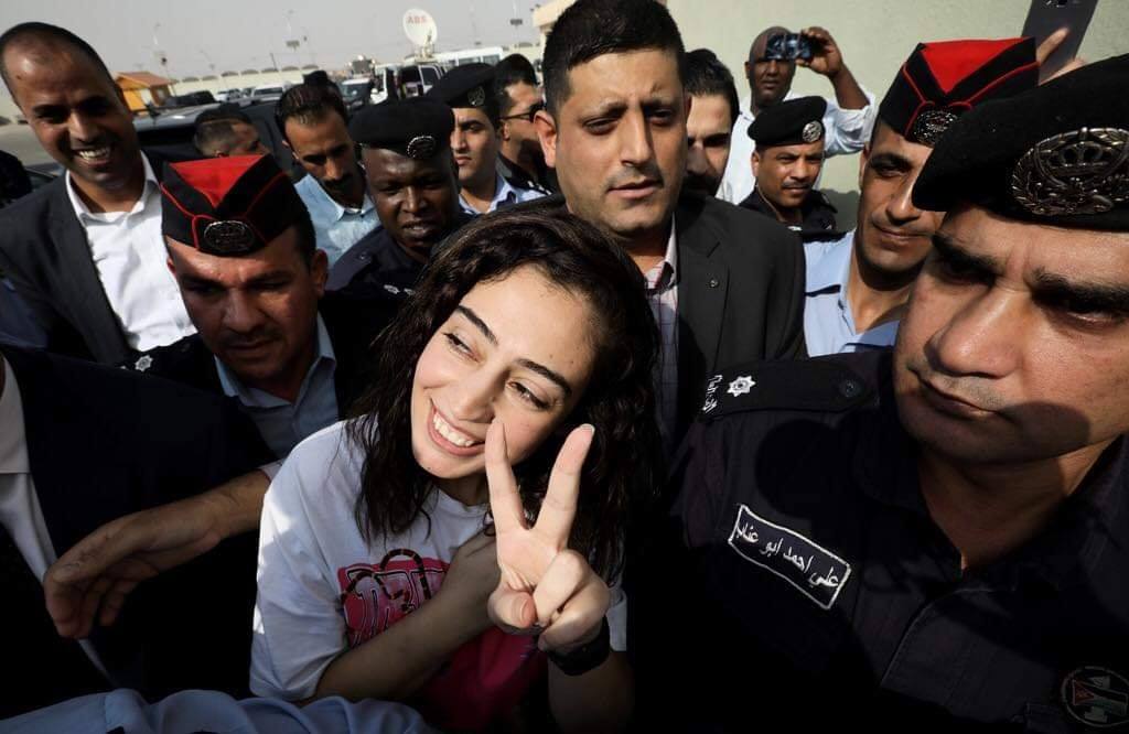 rabetbypipd's tweet photo. #Palestinian prisoner #HebaAlLabadi is finally free! After being held under the cruel and unlawful practice of administrative detention for 2 months & undergoing physical abuse and torture inside the Israeli prison system, Heba was finally released by #Israel earlier today. https://t.co/0vNsicLfLj