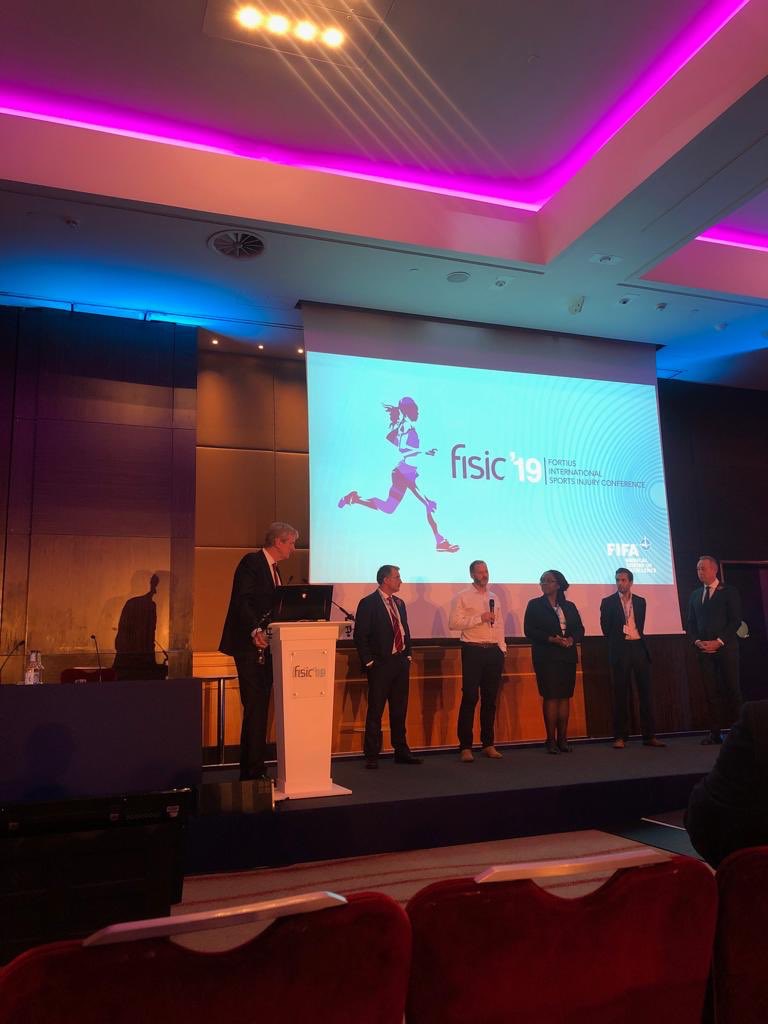mikephys's tweet photo. Thanks for the invitation to talk about hamstring injuries in rugby today. #FISIC2019 #fisic A great day of learning! https://t.co/j2CL9xwKzR