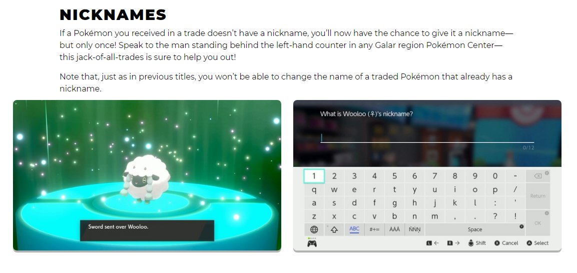 HOW TO CHANGE Pokemon NICKNAMES in Pokemon Sword and Pokemon Shield 