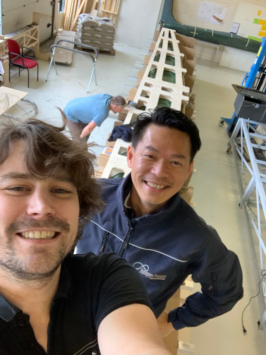 RyanVuNL's tweet photo. @AmpyxPower AP3 wing and fuselage close-out preparations completed. #UAS #UAV #Drones #Innovation #AWES #AirborneWindEnergy #RenewableEnergy #WindEnergy #Aerospace #Airborne #Wind #Energy https://t.co/VNip8p87yG