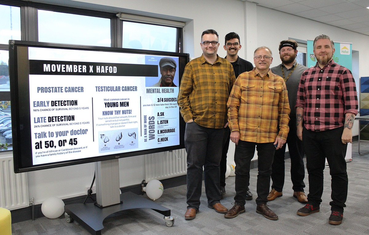 Many of our colleagues are taking part in #Movember, to help raise awareness for prostate &amp; testicular cancer, mental health &amp; suicide prevention. 

As well as mo's being grown, colleagues will be taking part in our running club, walk &amp; talk session, men’s health talk and more!