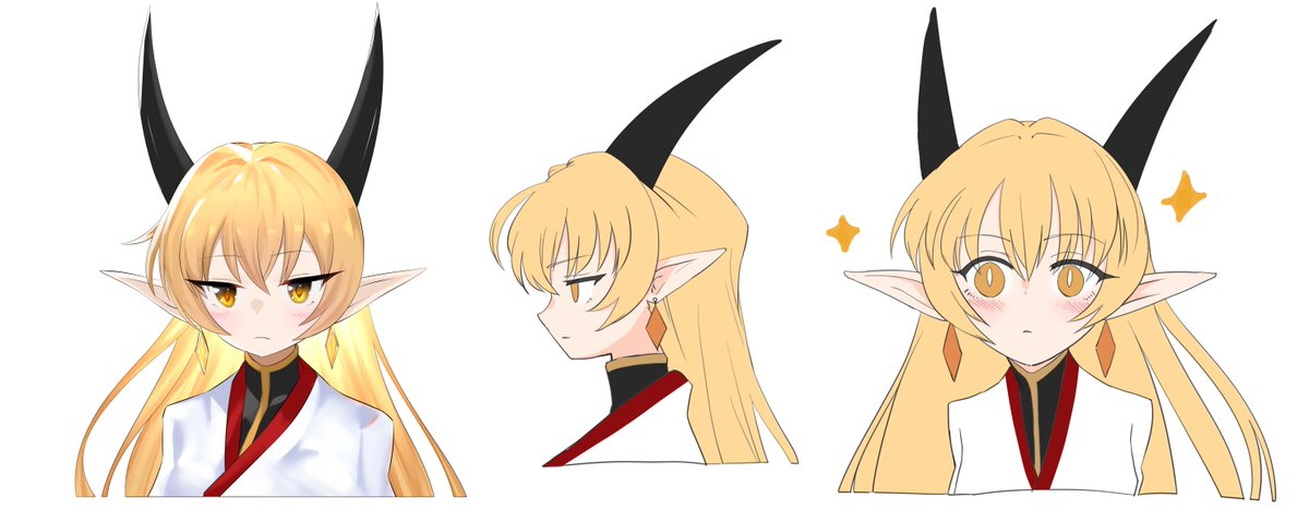 うちの子のラムナ。前回描いたライオウの側近でお手伝いさんです。あんまり描けてなかったキャラだったんだけど今回描けてよかった。 