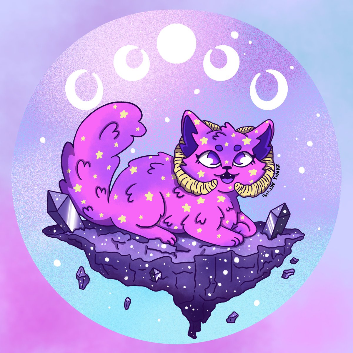 ZappixArt's tweet photo. A #dtiys from jokko_art 🌌🐈
#redraw #drawthisinyourstyle https://t.co/bMDawfHSbB