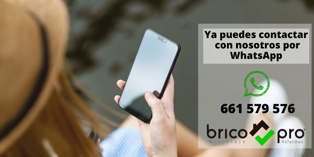bricopro_es's tweet photo. Nuevo servicio de WhatsApp #BricoPro 🙃

📲 661 579 576 #bricolaje #materialdeconstruccionyreformas #construccion https://t.co/ZinlTWYrfR