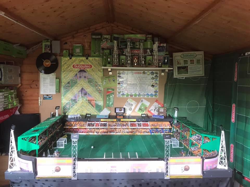 djchrispb's tweet photo. One year ago, my wife told me to move the Subbuteo out of the house. The man shed was born.
#subbuteoheaven #subbuteostadiumproject #subbuteocollector #subbuteodream https://t.co/j6NaNmv9I9