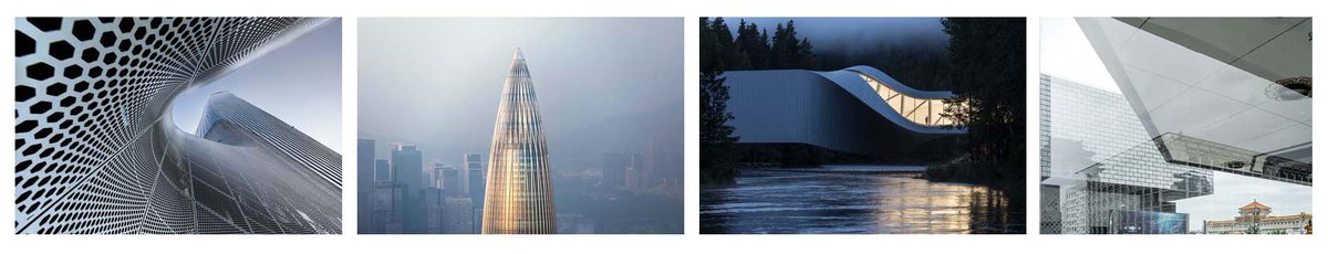 ArchPhotoAwards's tweet photo. Ext. cat: Marco Tagliarino's #GeneraliTower, Italy by @ZHA_News; China Resources Headquarters by @KohnPedersenFox shot by Su Zhewei; The Twist Museum, Norway by @BIGstertweets  shot by Laurian Ghinitoiu; Guardian Art Center, Beijing by #BüroOleScheeren shot by Aurelien Chen https://t.co/ne9CmmZ0NS