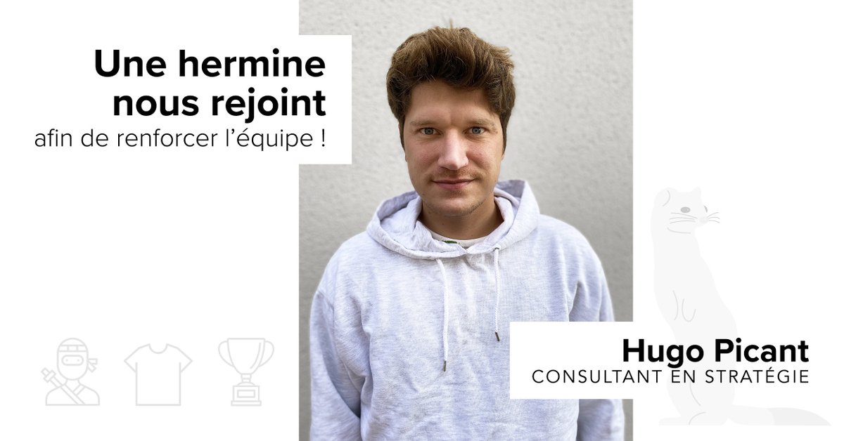 InsaniamFrance's tweet photo. Bienvenue à Hugo, notre nouvelle #Hermine, qui vient renforcer l'équipe #Insaniam de Consultants en Stratégie ! Ses missions vont être de vous accompagner sur la présence et la visibilité sur #Internet de vos entreprises en France 💻�� https://t.co/dGh4sN7hzu