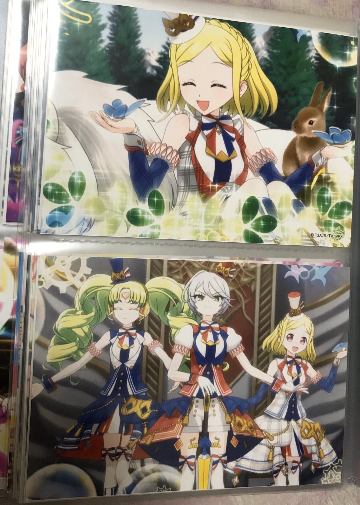 プリパラ　らぁら　他　缶バッジ　ブロマイド グッズ-バッチ】アイドルランドプリパラ ホログラム缶バッジ