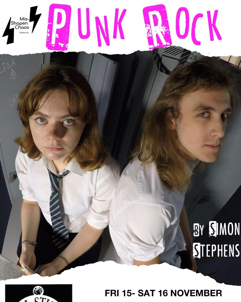 Our good friend Rob Cann and Mis-Shapen Chaos are producing Simon Stephen's Punk Rock at The Yvonne Arnaud Theatre next week. For more details please see yvonne-arnaud.co.uk/production/pun…