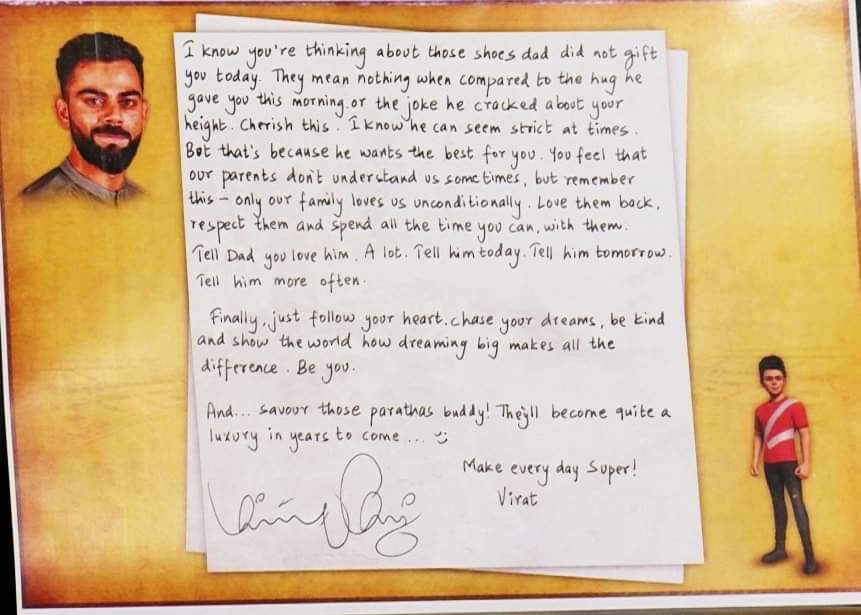 ck_najaf's tweet photo. @imVkohli's journey and life's lessons explained to a 15-year old kohli. Well, Do  like his, our journey and life's lessons explaine to a 15-year old, like kohli. Well written, it's touch's n deep, lovely https://t.co/K0sYozmKwE https://t.co/7mXcDl8qp1