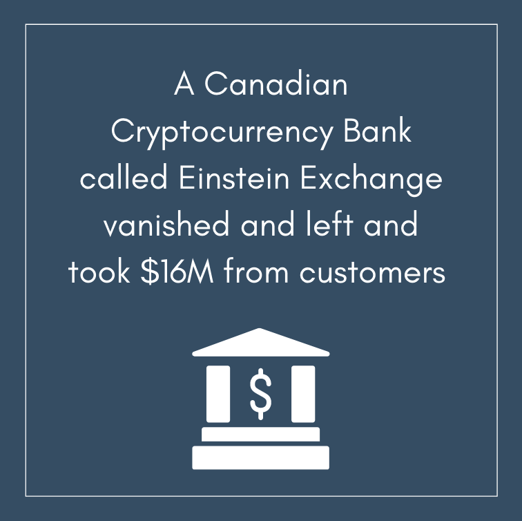 OfficialOrnus's tweet photo. A cryptocurrency bank vanished with $16M from customers. Read more about it here: https://t.co/S9Vg7UG6LA

#cryptocurrency  #cryptoinvestor #bitcoin #bitcoinnews #cryptonews #bitcoinmining #bitcoinexchange #investing #sharecrypto #crytocurrencytips #bitcointips #bitcoinadvice https://t.co/RBZZVjkJMS