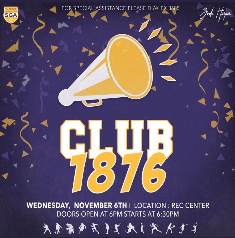 PantherAidSGA's tweet photo. #club1876 the OFFICIAL PVAMU PEP RALLY  Come out &amp; support your PVAMU sports team

Lets see which class has the most school spirit‼️THERE WILL BE A DJ, GAMES, and PRIZES. 

CLASS OF 2020 WEAR GOLD💛
CLASS OF 2021 PURPLE💜
CLASS OF 2022 WEAR BLACK ◼️
CLASS OF 2023 WEAR WHITE ◻️ https://t.co/AcwxtL0JcZ