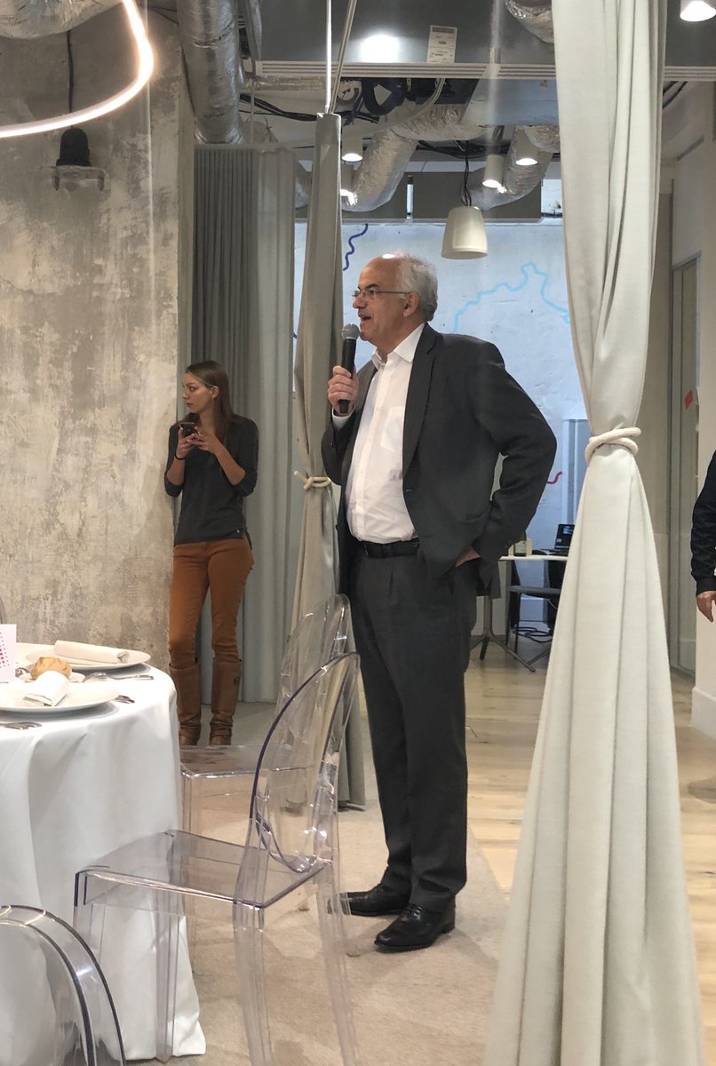 Nathaliedore's tweet photo. Today @BNPParibas introduced #Bivwak our transformation accelerator to the press. A nice mix of speakers with the sponsor Jacques d’Estais, the leader Marie Guillaume, and the intrapreneurs such as Jerome Carre from @bnpp_cardif who pitched #BeNomad! https://t.co/G6Em2SYpTL