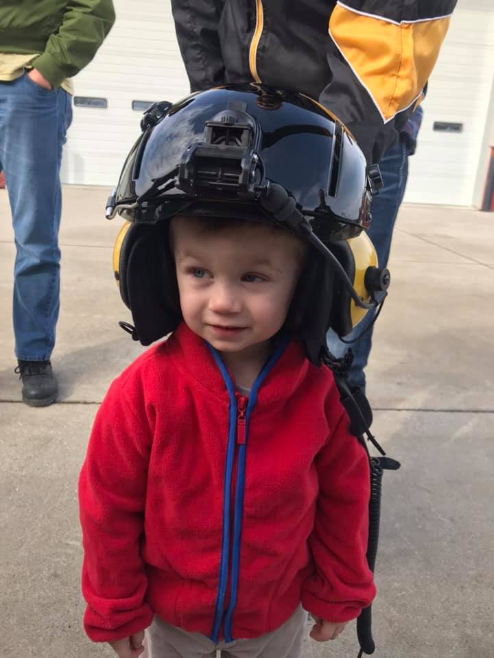 Do you see that look in his eyes? That's the look of a future pilot. #MedicineInMotion