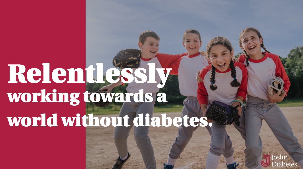 Mackenzie, a pediatrics patient at Joslin, on the softball field with her team.
