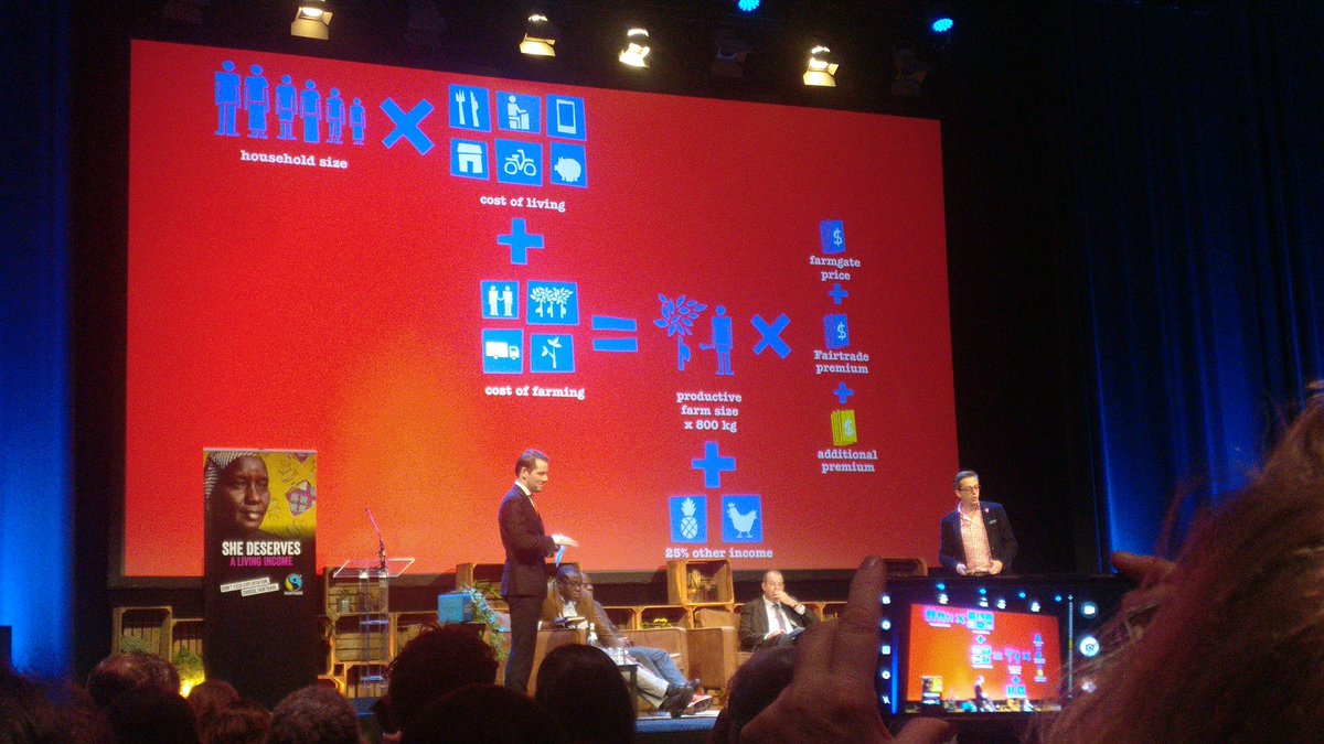 FairTradeFTAO's tweet photo. Not rocket science: @TonyChocolonely explains how to improve farmers' living conditions: long-term relations, fair price, traceability, empower farmers, quality and productivity. Who is brave enough to follow their example? #TheOnlyWayisUpConference #TradeFairLiveFair https://t.co/HAmRhdBMTd
