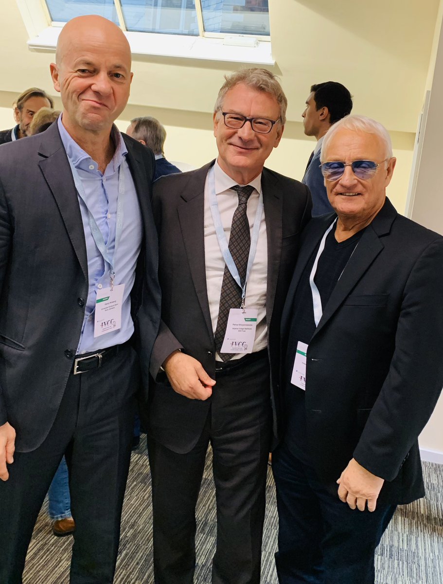 PetrosProf's tweet photo. .#IVCC2019 real inspiration to be among the European interventionalst leaders George Nickening and Eberhard Grube during the 10th IVCC meeting in London @SukhNijjer @MikhailGhada @KanakakisJohn @LCC_DrMalik @ImperialNHLI https://t.co/tS4rWenc91
